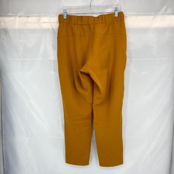 Lululemon Women 6 On the Fly 7/8 Pant Fools Gold Athletic Active Stretch Ankle - Picture 4 of 9